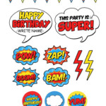 Free Superhero Pary Printables Superhero Birthday Party Superman