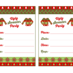 Free Ugly Sweater Party Printables From Printabelle Catch My Party