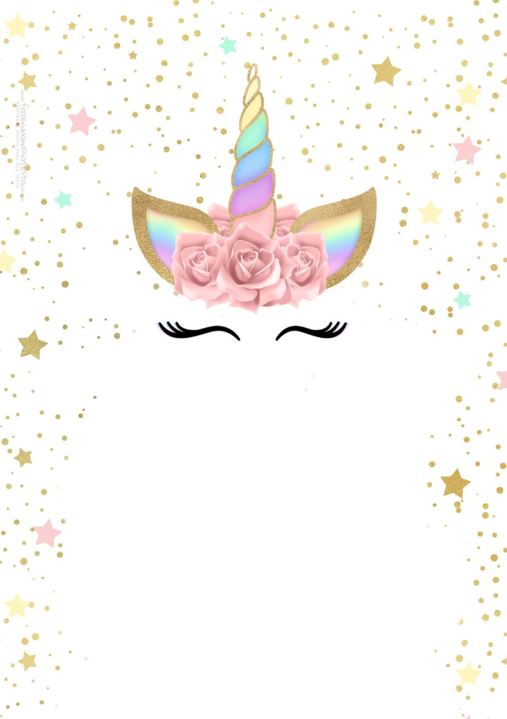 Free Unicorn Party Printables Printable Templates