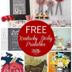 Freebie Friday Free Kentucky Derby Printables Kentucky Derby Party