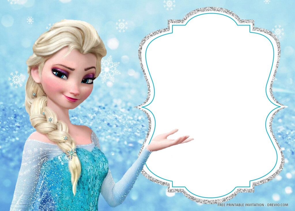 Frozen Invitation Template Free