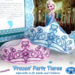 Frozen Party Hats Crowns Printable Frozen Party Printables Etsy