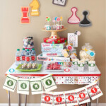 Game Night Printable Party Paper And Cake Game Night Decorations