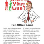 Games For The Office Fun Office Games Office Party Games Acting Games