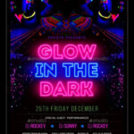 Glow Party Invitation Template New Glow In The Dark Party Invitations