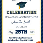 Graduation Invitation Card Template Awesome Printable Gr In 2020