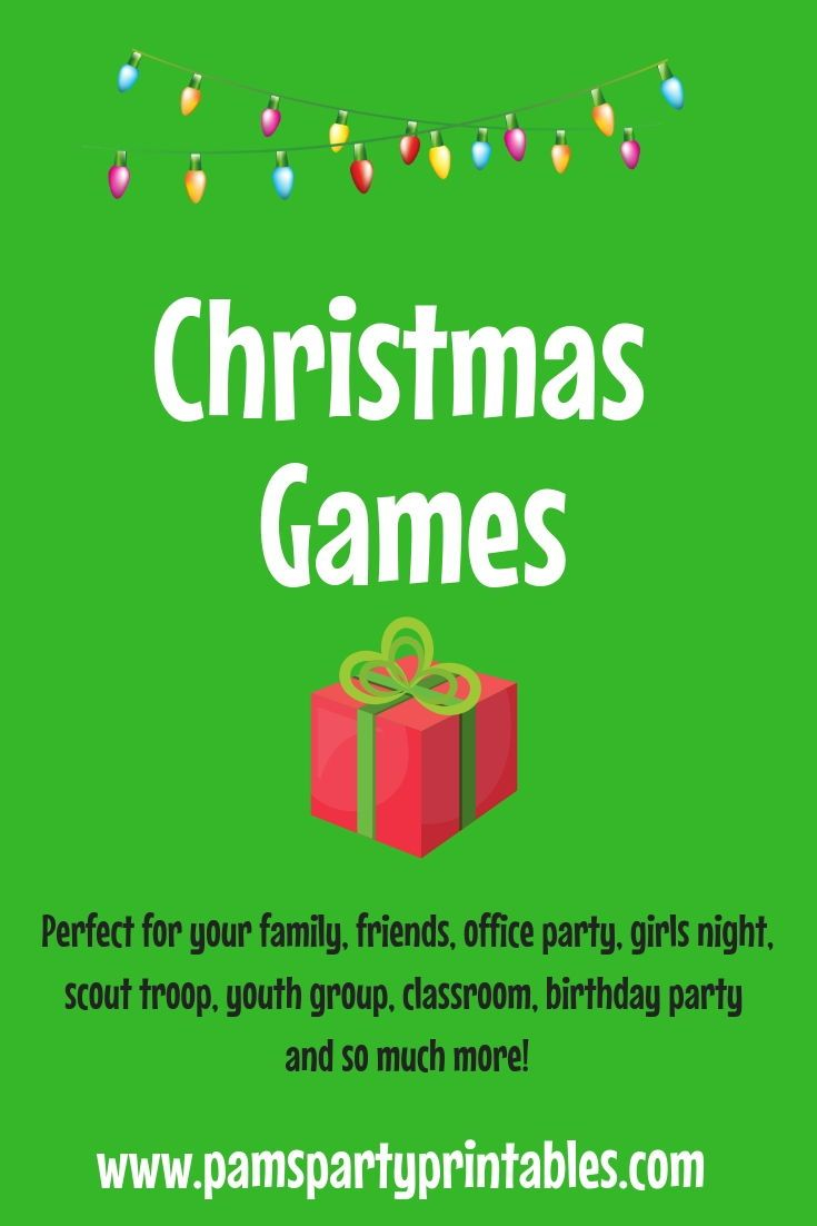 Great Christmas Games For Kids Or Adults Check Out Pam s Party 