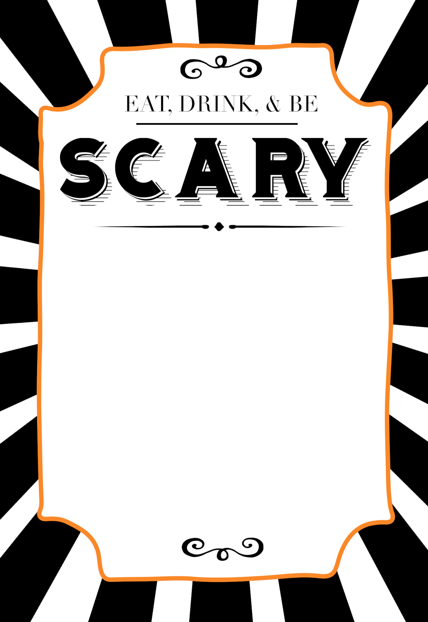 Halloween Party Invitation Template Printable Printable Templates