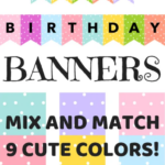 Happy Birthday Banners Buntings Free Printable Cute Freebies For