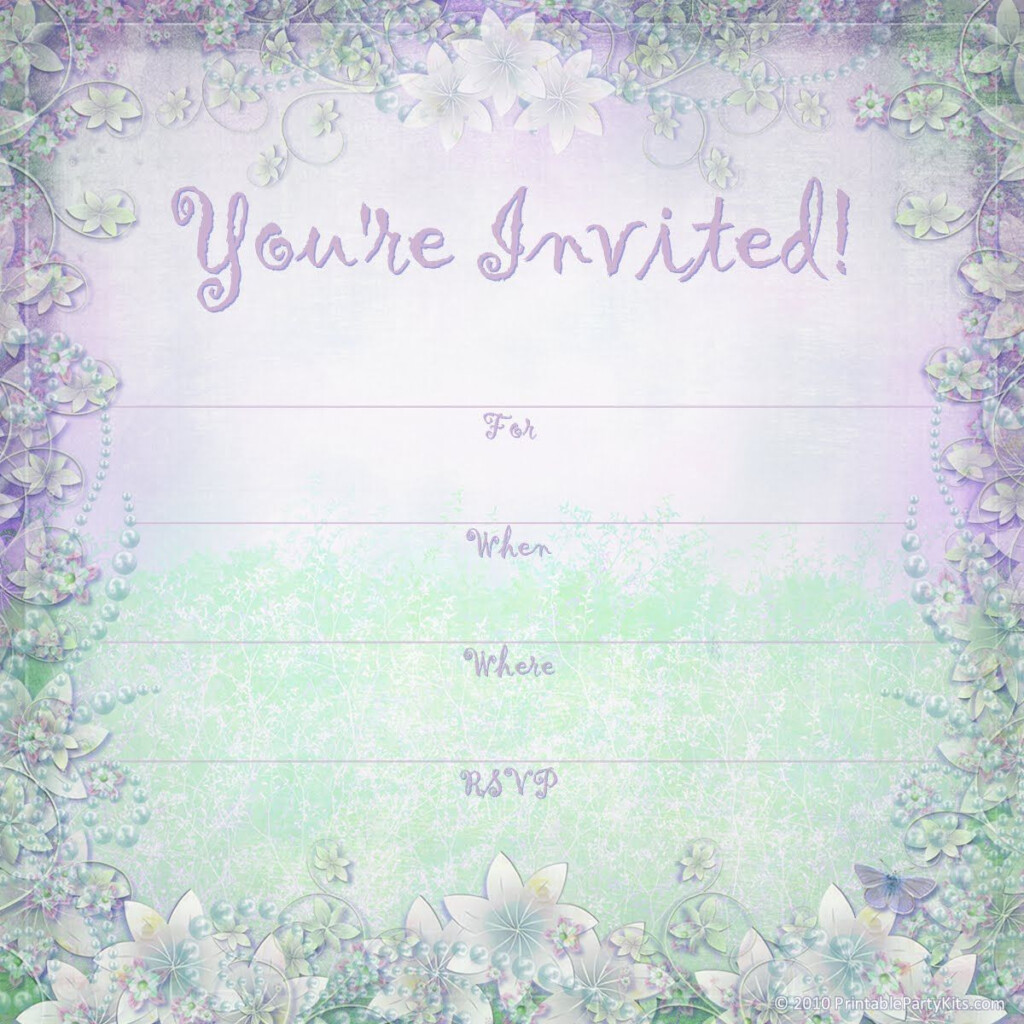 Holiday Party Invitation Template Garden Party Invitations Free 