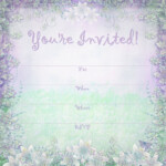 Holiday Party Invitation Template Garden Party Invitations Free