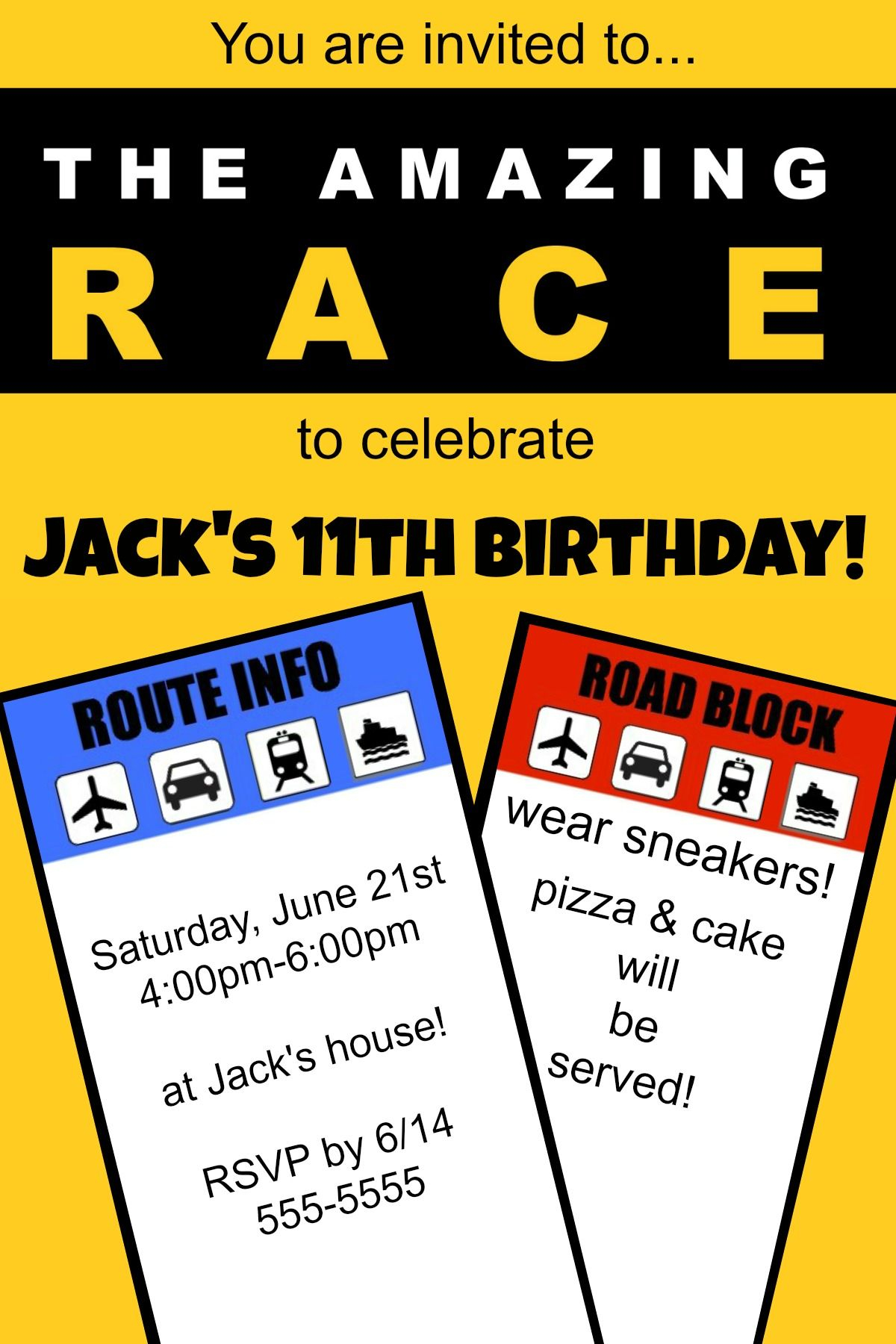 How To Host An Amazing Race Birthday Party At Home Amazing Race