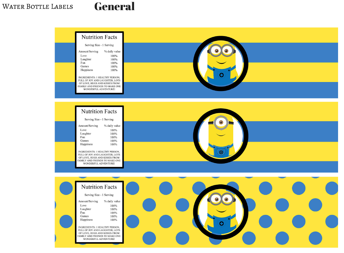 Http www birthdaypartyideas4u free minion party printable