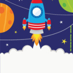 Ideias De Convite Para A Festa Astronauta Super Festa Infantil