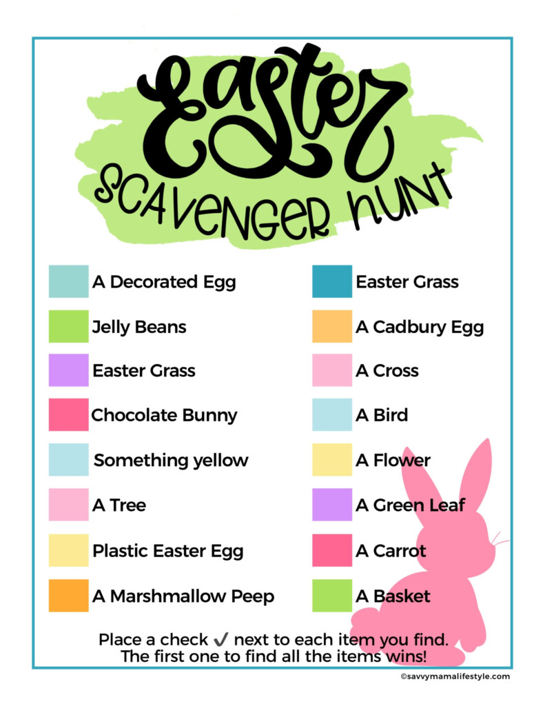 Indoor Scavenger Hunt For Kids Free Printable Thrifty Nw Mom Indoor 