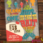 Invitation Fishing Birthday Party Fish Camping Fishing Etsy Fishing