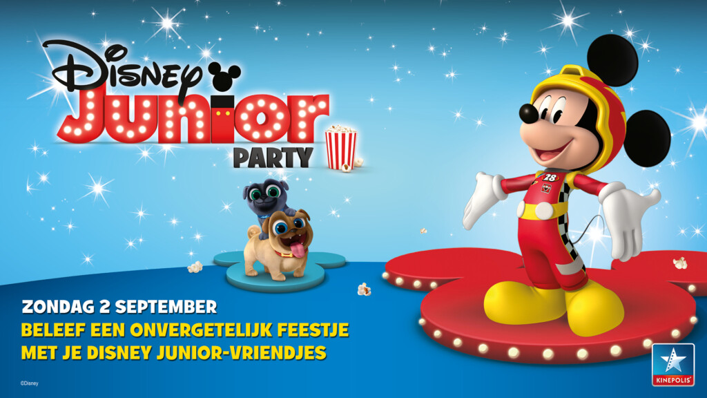 Kleuters Genieten Van Disney Junior vriendjes Op Groot Scherm