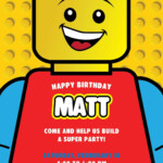 Lego Birthday Invitation NYC PARTY PRINTABLES Lego Birthday Party