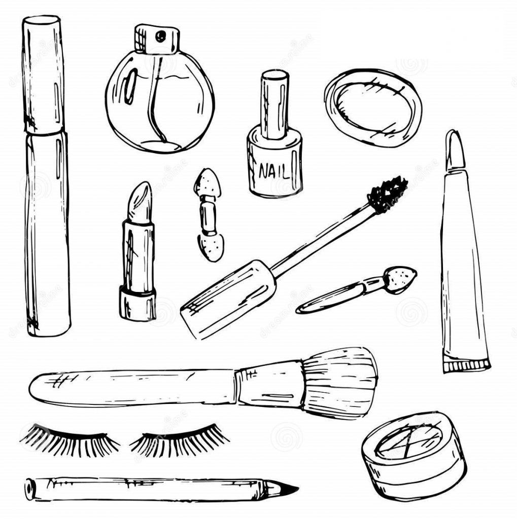 List Of Makeup Coloring Pages 2023