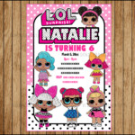 LOL Surprise Dolls Invitation LOL Surprise Invitations Lol Surprise