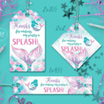 Mermaid Favor Tags Mermaid Birthday Party Our Little Mermaid Etsy