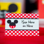 Mickey Mouse Food Labels Printable Studio