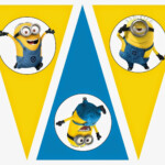 Minions Free Printable Bunting Minion Birthday Party Minion Party