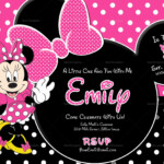 Minnie Mouse Birthday Invitation Template Best Of Special Minnie Mouse