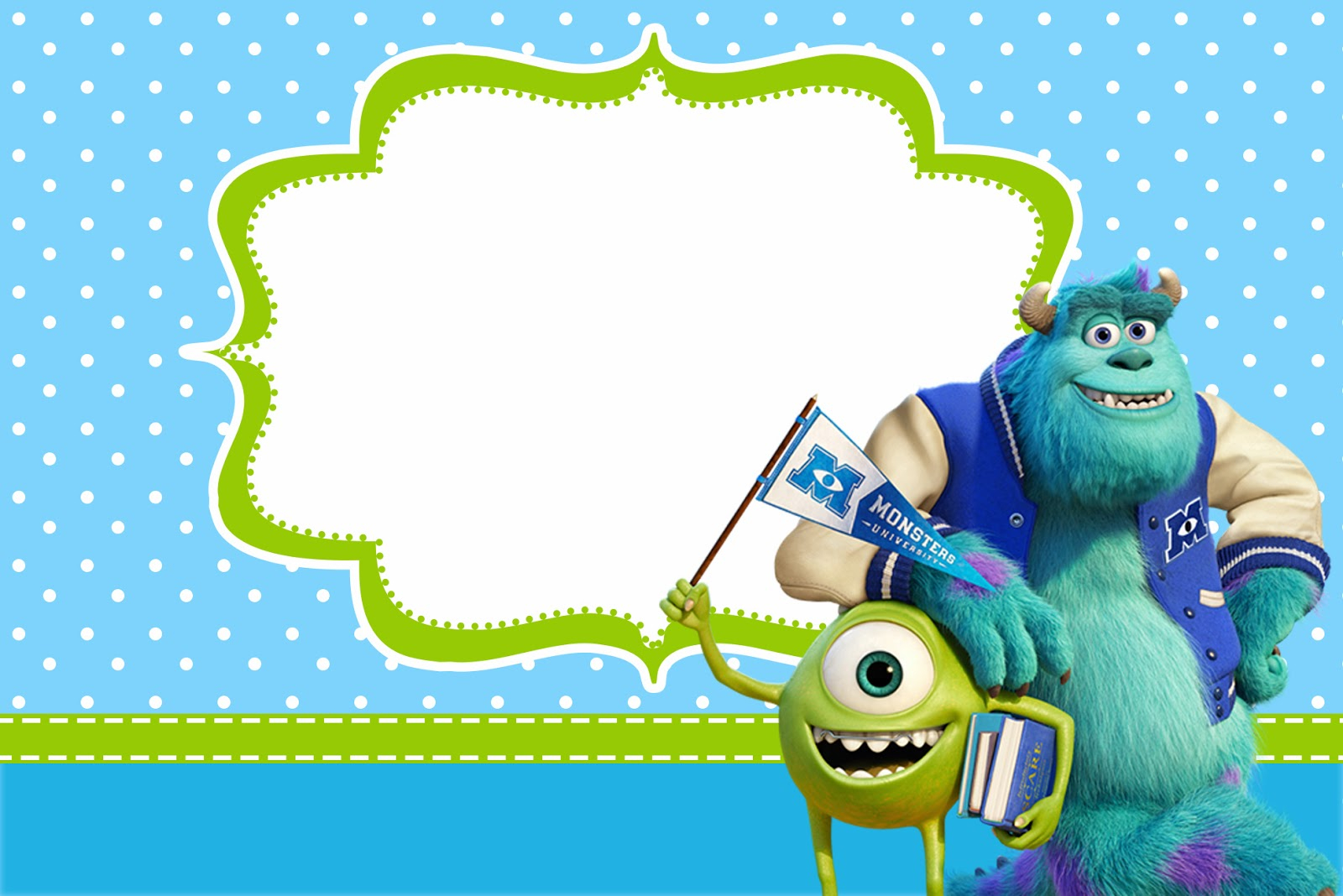 Monster University Free Printable Party Invitations Oh My Fiesta 