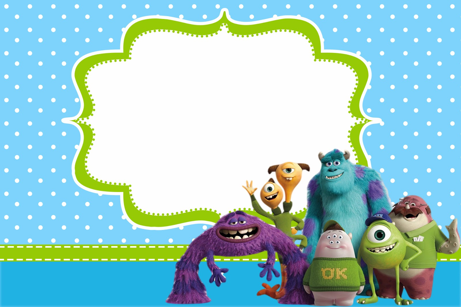 Monster University Free Printable Party Invitations Oh My Fiesta