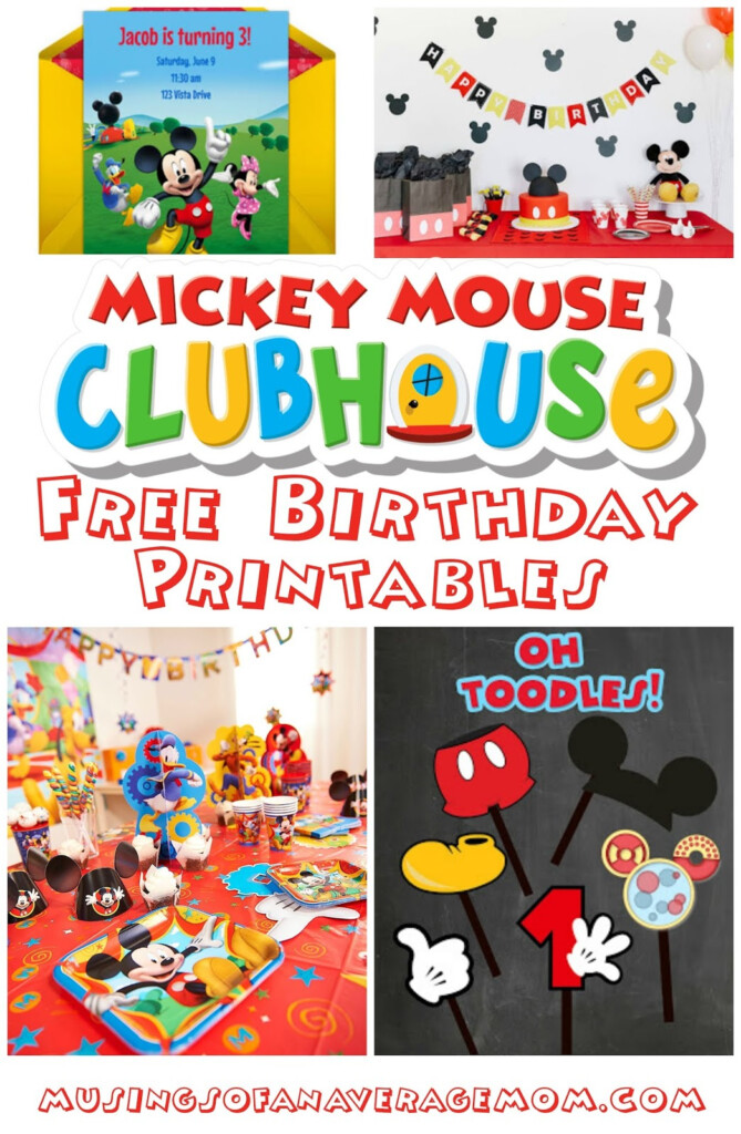 Musings Of An Average Mom Mickey Mouse Clubhouse Birthday