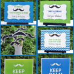 Mustache Party Printables Invitations Decorations Little Man Theme