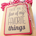 My Favorite Things Gift Idea Printable Favorite Things Party