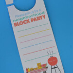 Neighborhood Block Party Invitation Free Printable Our Thrifty