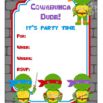 Ninja Turtle Party Invitation Ninja Turtle Party By EandLdesigns