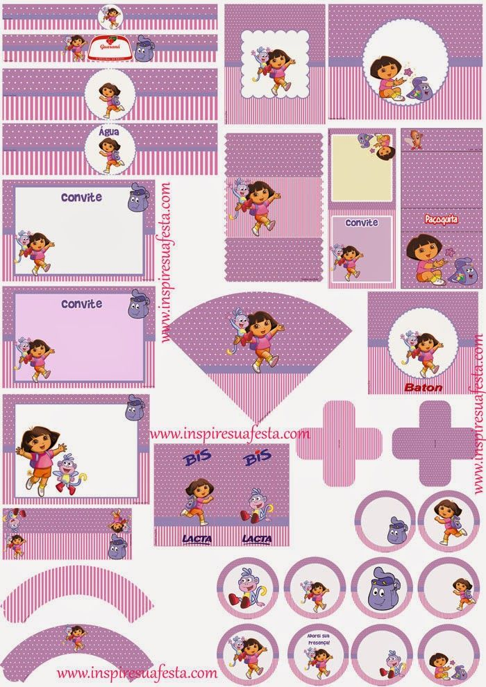 Oh My Fiesta In English Dora The Explorer Free Printable Kit 