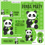 Panda Party Printables Printabelle