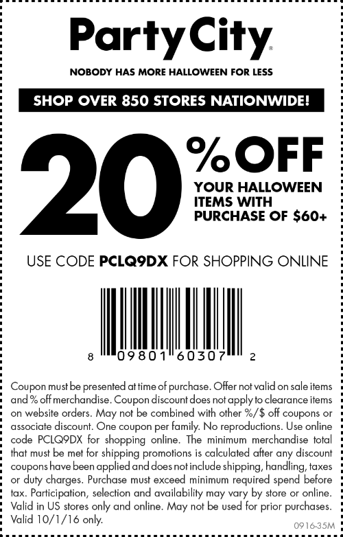 Party City August 2021 Coupons And Promo Codes 