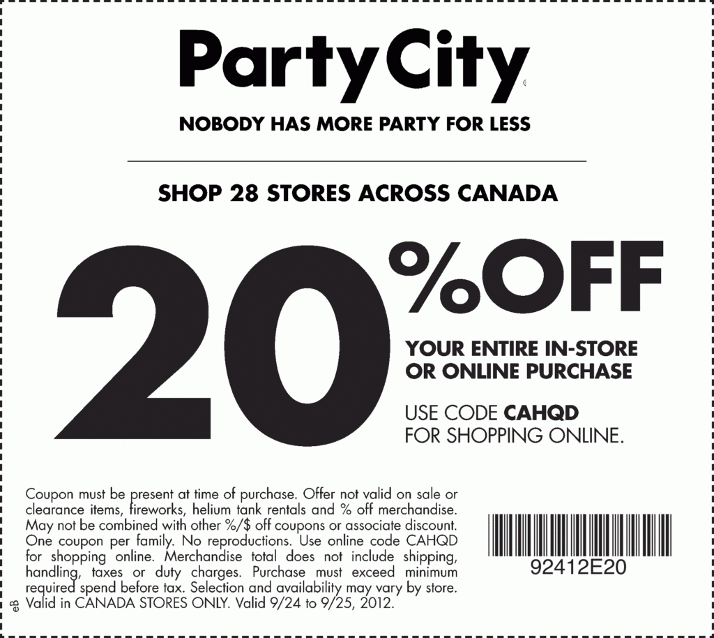 Party City Printable Coupon Party City Party Stores Online Party Store