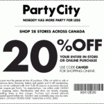 Party City Printable Coupon Party City Party Stores Online Party Store