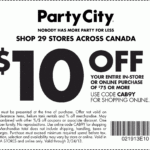 Party City Printable Coupon Party City Printable Coupons Party