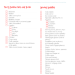 Party Supplies Checklist Templates At Allbusinesstemplates