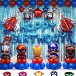 Party Supplies JGE Avengers Iron Man Birthday Party Balloon Theme 8