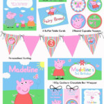 Personalised Party Printables Peppa Pig Birthday Party Peppa Pig