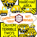 Pin On Free Construction Party Printables