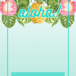 Pineapple Luau Perimeter Free Printable Luau Invitation Template