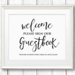 Please Sign Our Guestbook Free Printable Free Printable