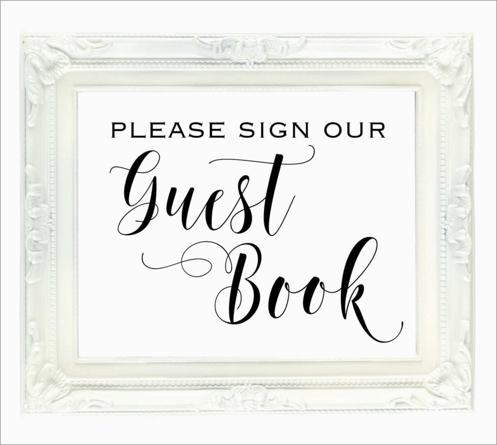 Please Sign Our Guestbook Free Printable Free Printable