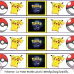 Pokemon Go Birthday Printables