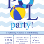 Pool Party Invitation Templates Editable Docx Party Invite